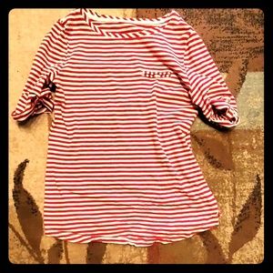 Striped red tshirt